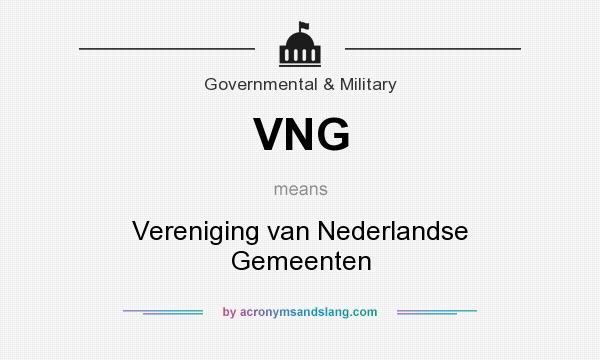 What does VNG mean? It stands for Vereniging van Nederlandse Gemeenten