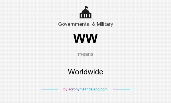 What does WW mean? It stands for Worldwide
