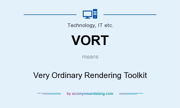 What does VORT mean? It stands for Very Ordinary Rendering Toolkit