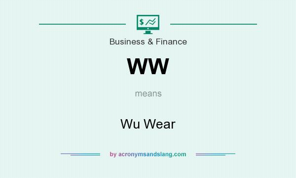 What does WW mean? It stands for Wu Wear