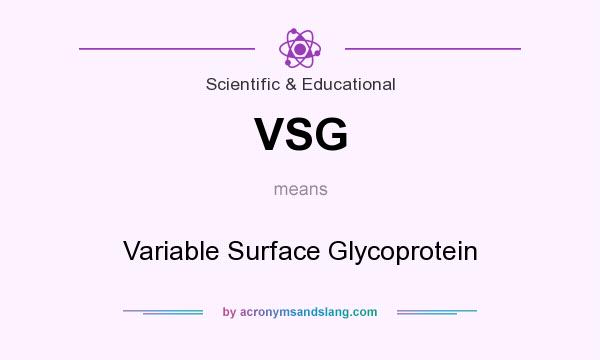 What does VSG mean? It stands for Variable Surface Glycoprotein