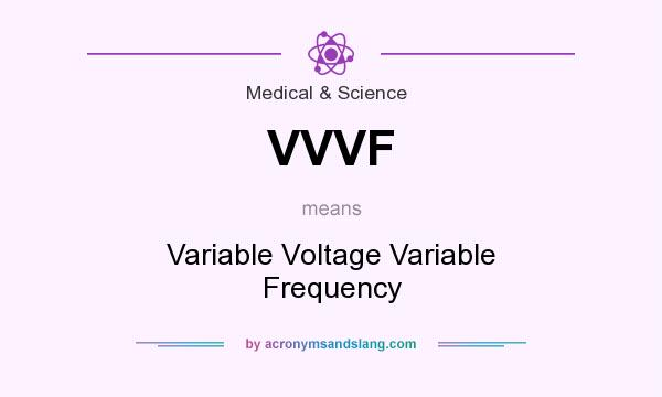 What does VVVF mean? It stands for Variable Voltage Variable Frequency
