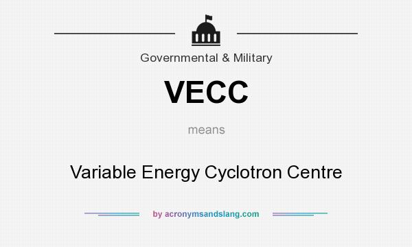 What does VECC mean? It stands for Variable Energy Cyclotron Centre