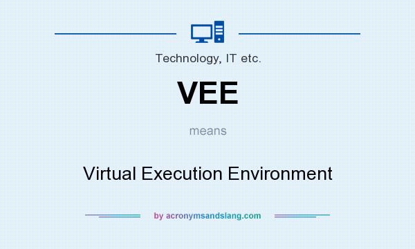 What does VEE mean? It stands for Virtual Execution Environment
