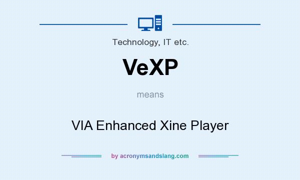 What does VeXP mean? It stands for VIA Enhanced Xine Player