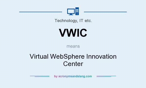 What does VWIC mean? It stands for Virtual WebSphere Innovation Center