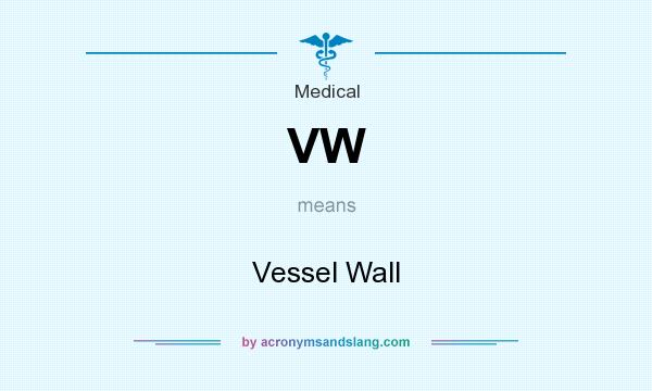 What does VW mean? It stands for Vessel Wall