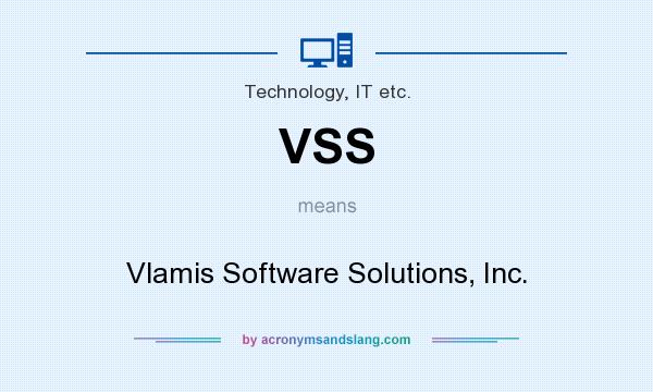 What does VSS mean? It stands for Vlamis Software Solutions, Inc.