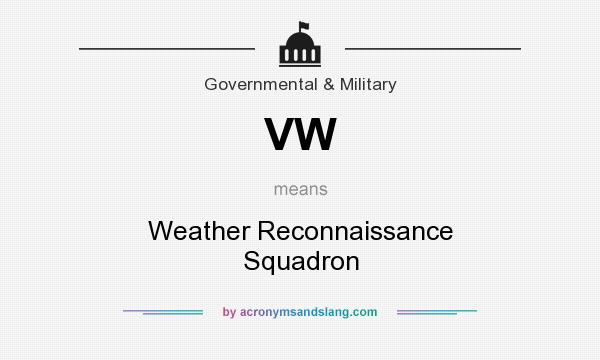 What does VW mean? It stands for Weather Reconnaissance Squadron