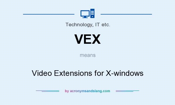 What does VEX mean? It stands for Video Extensions for X-windows