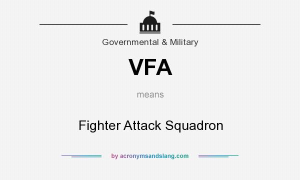 What does VFA mean? It stands for Fighter Attack Squadron