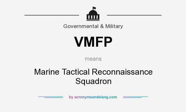 What does VMFP mean? It stands for Marine Tactical Reconnaissance Squadron