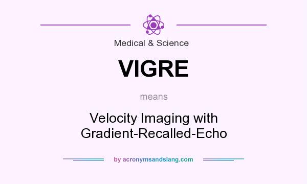 What does VIGRE mean? It stands for Velocity Imaging with Gradient-Recalled-Echo