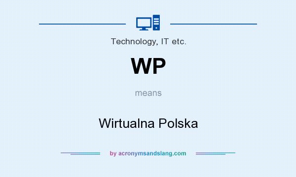 What does WP mean? It stands for Wirtualna Polska