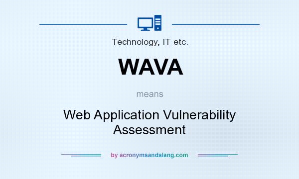 What does WAVA mean? It stands for Web Application Vulnerability Assessment