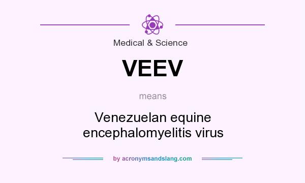 What does VEEV mean? It stands for Venezuelan equine encephalomyelitis virus