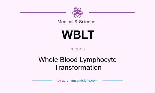 What does WBLT mean? It stands for Whole Blood Lymphocyte Transformation