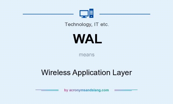 What does WAL mean? It stands for Wireless Application Layer