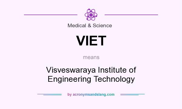 What does VIET mean? It stands for Visveswaraya Institute of Engineering Technology