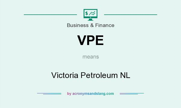 What does VPE mean? It stands for Victoria Petroleum NL