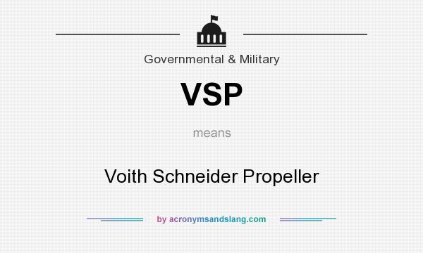 What does VSP mean? It stands for Voith Schneider Propeller