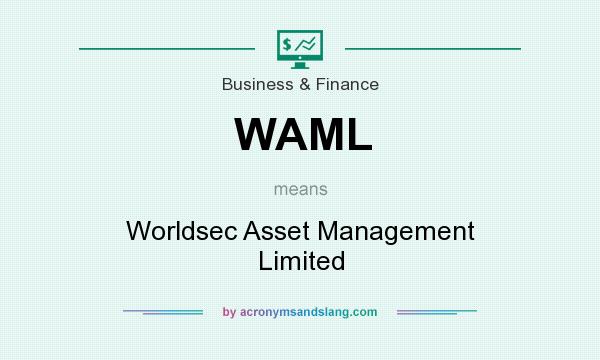 What does WAML mean? It stands for Worldsec Asset Management Limited