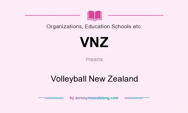 What does VNZ mean? It stands for Volleyball New Zealand