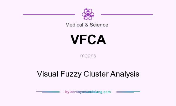 What does VFCA mean? It stands for Visual Fuzzy Cluster Analysis