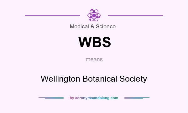 What does WBS mean? It stands for Wellington Botanical Society