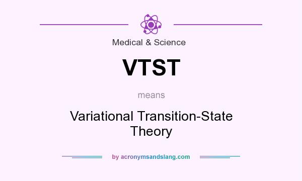 What does VTST mean? It stands for Variational Transition-State Theory