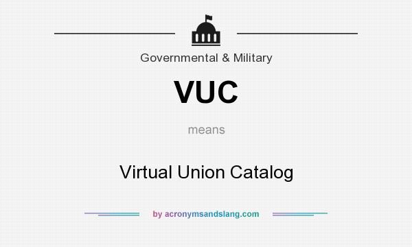 What does VUC mean? It stands for Virtual Union Catalog