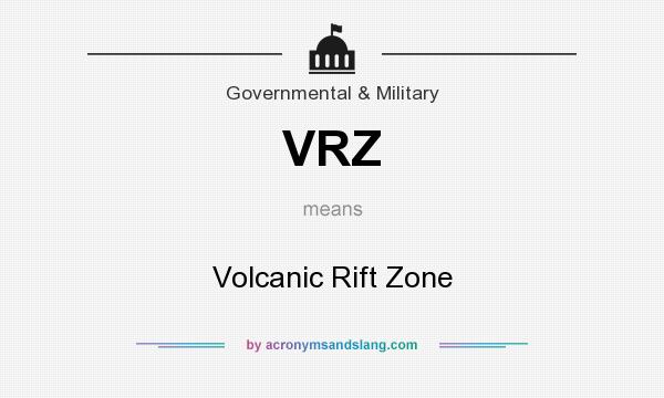 What does VRZ mean? It stands for Volcanic Rift Zone