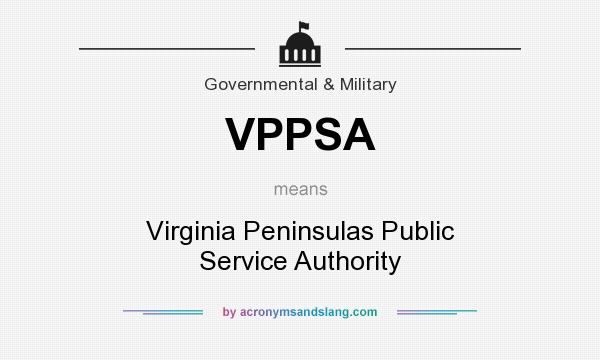 What does VPPSA mean? It stands for Virginia Peninsulas Public Service Authority