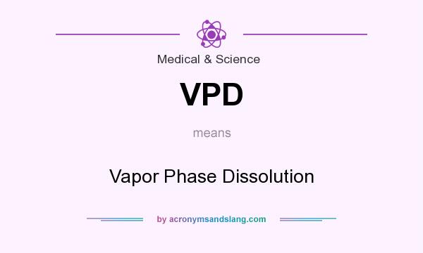 What does VPD mean? It stands for Vapor Phase Dissolution