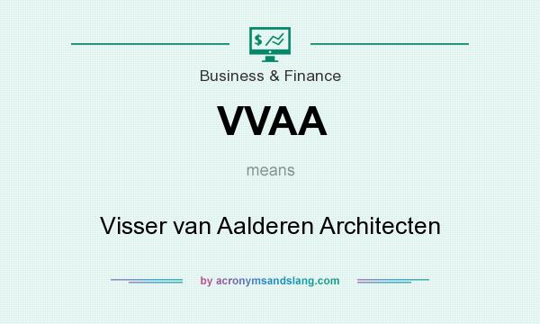 What does VVAA mean? It stands for Visser van Aalderen Architecten