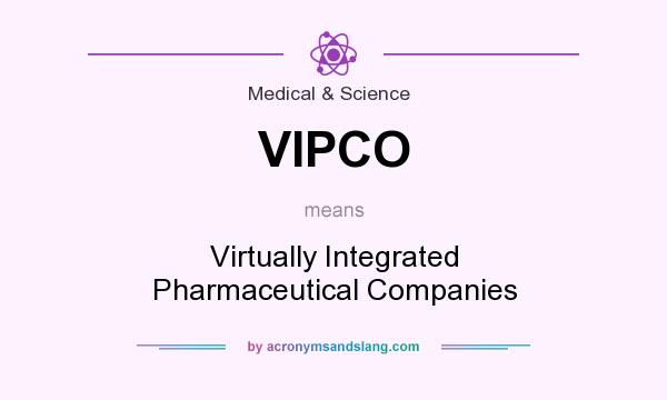 What does VIPCO mean? It stands for Virtually Integrated Pharmaceutical Companies
