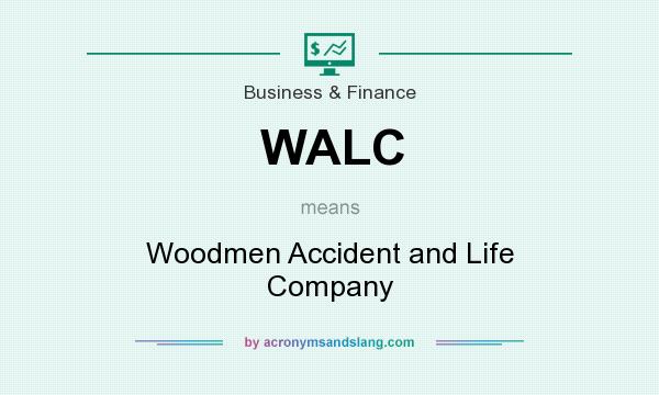 What does WALC mean? It stands for Woodmen Accident and Life Company