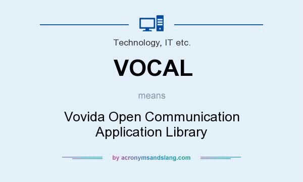 What does VOCAL mean? It stands for Vovida Open Communication Application Library