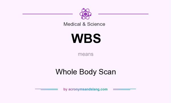 What does WBS mean? It stands for Whole Body Scan