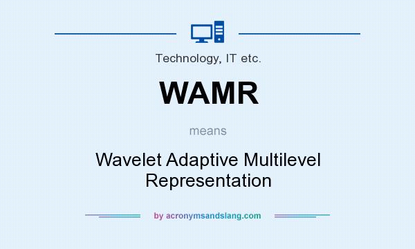 What does WAMR mean? It stands for Wavelet Adaptive Multilevel Representation