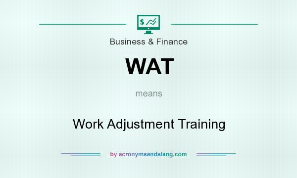 What does WAT mean? It stands for Work Adjustment Training