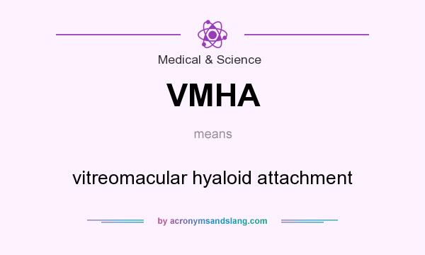 What does VMHA mean? It stands for vitreomacular hyaloid attachment
