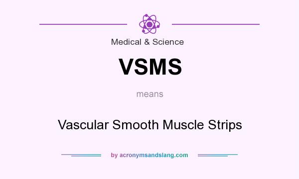 What does VSMS mean? It stands for Vascular Smooth Muscle Strips