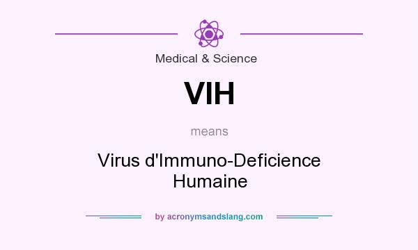 What does VIH mean? It stands for Virus d`Immuno-Deficience Humaine
