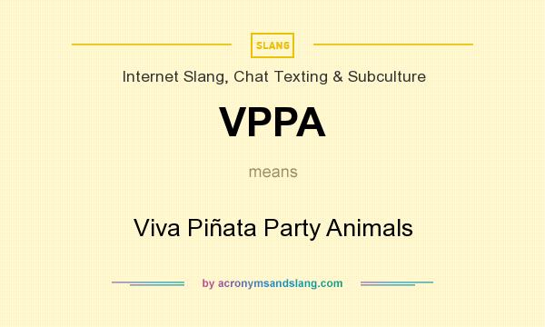 What does VPPA mean? It stands for Viva Piñata Party Animals