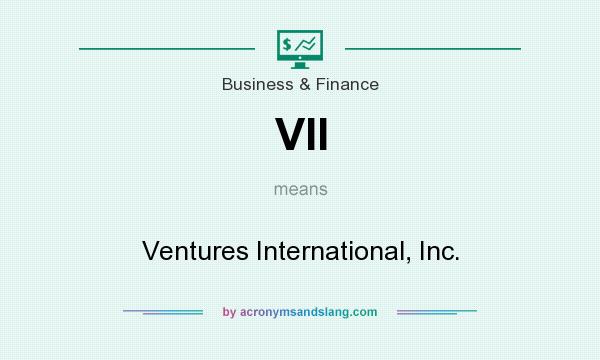 What does VII mean? It stands for Ventures International, Inc.