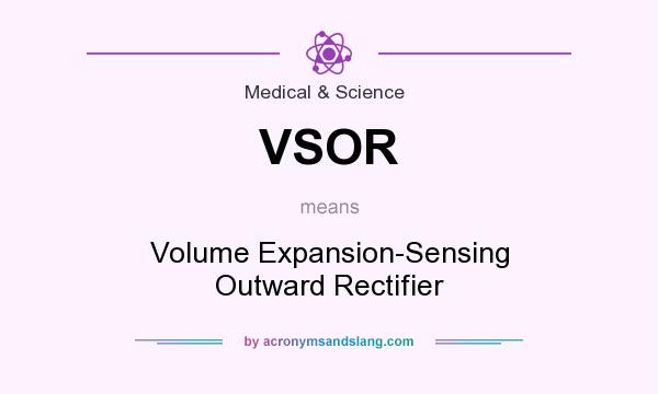 What does VSOR mean? It stands for Volume Expansion-Sensing Outward Rectifier
