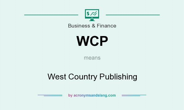 What does WCP mean? It stands for West Country Publishing