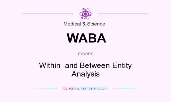 What does WABA mean? It stands for Within- and Between-Entity Analysis