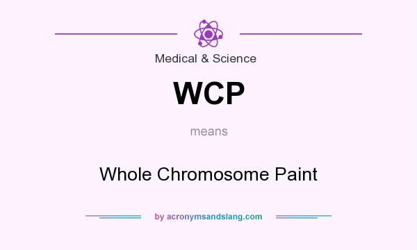 What does WCP mean? It stands for Whole Chromosome Paint